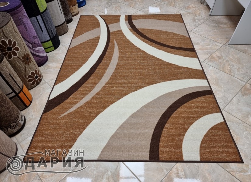 Мокетен килим ERIKA 8028 camel